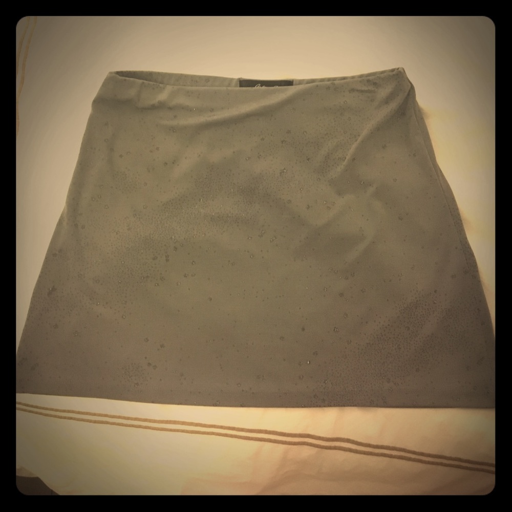 Arden B Sparkly Mini Skirt